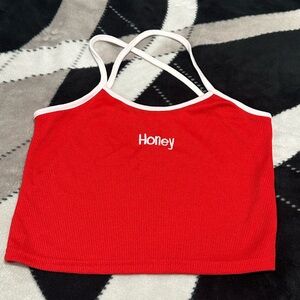 Red Crop Top